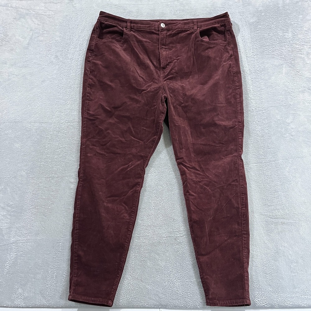 American Eagle Pants Womens 24 Long Curvy Hi-Rise Jegging Corduroy Southwestern